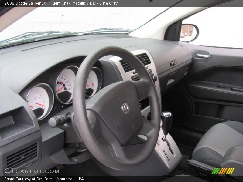 Light Khaki Metallic / Dark Slate Gray 2008 Dodge Caliber SXT