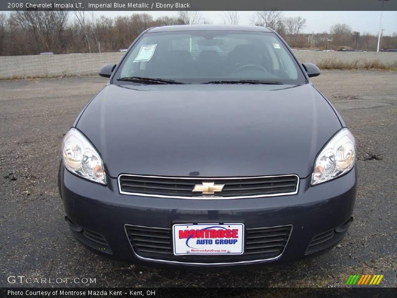 Imperial Blue Metallic / Ebony Black 2008 Chevrolet Impala LT