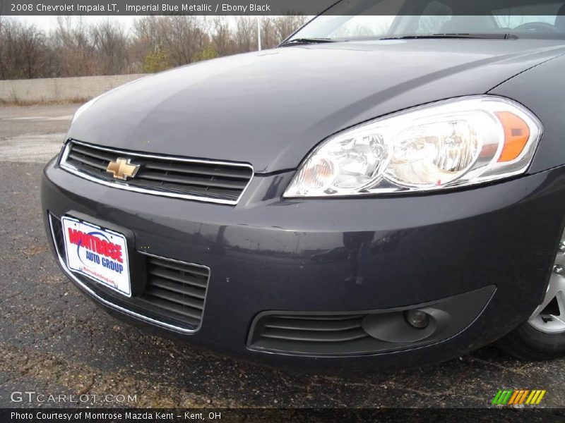 Imperial Blue Metallic / Ebony Black 2008 Chevrolet Impala LT