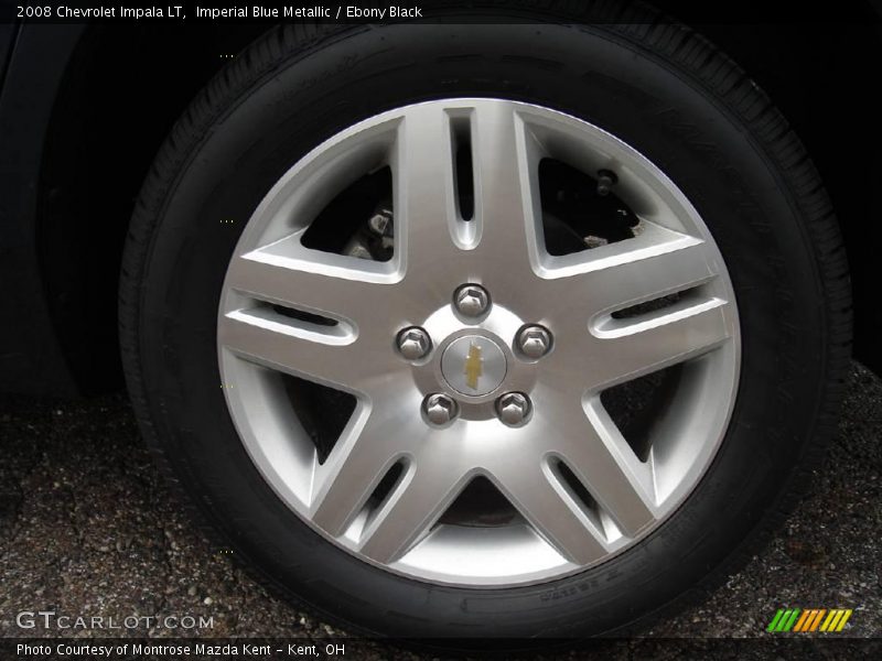 Imperial Blue Metallic / Ebony Black 2008 Chevrolet Impala LT