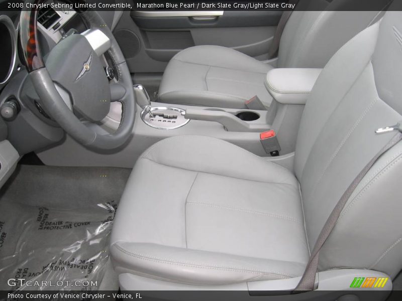Marathon Blue Pearl / Dark Slate Gray/Light Slate Gray 2008 Chrysler Sebring Limited Convertible