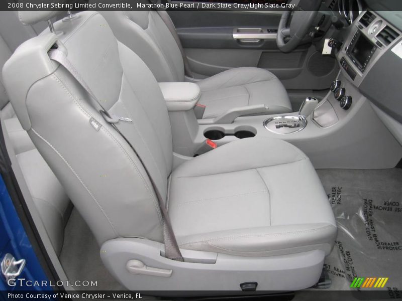 Marathon Blue Pearl / Dark Slate Gray/Light Slate Gray 2008 Chrysler Sebring Limited Convertible