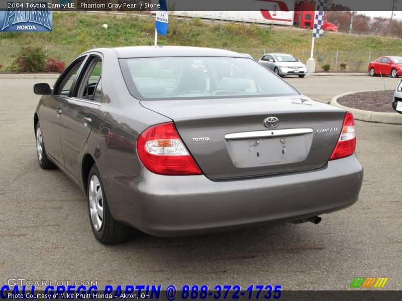 Phantom Gray Pearl / Stone 2004 Toyota Camry LE