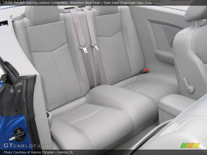 Marathon Blue Pearl / Dark Slate Gray/Light Slate Gray 2008 Chrysler Sebring Limited Convertible