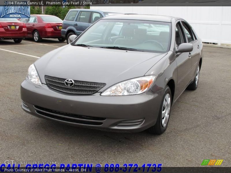 Phantom Gray Pearl / Stone 2004 Toyota Camry LE