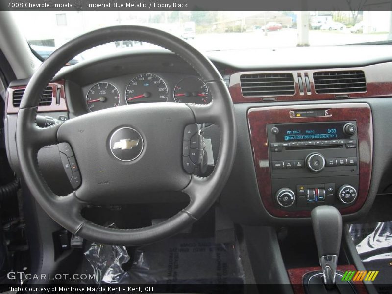 Imperial Blue Metallic / Ebony Black 2008 Chevrolet Impala LT