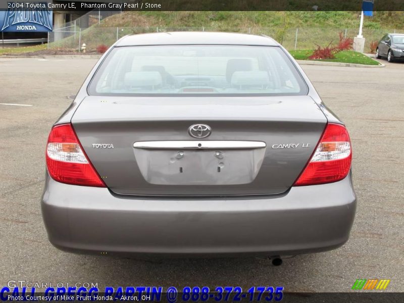 Phantom Gray Pearl / Stone 2004 Toyota Camry LE