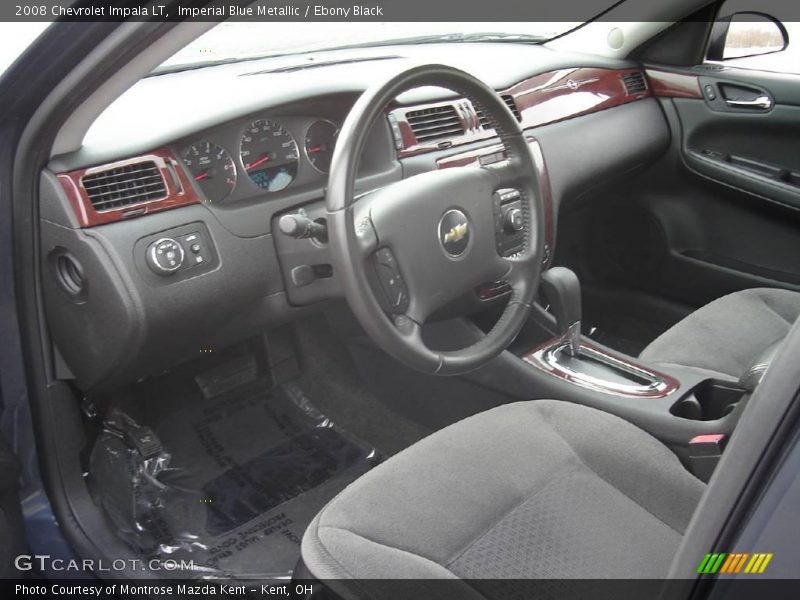 Imperial Blue Metallic / Ebony Black 2008 Chevrolet Impala LT
