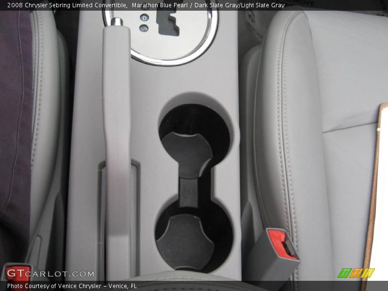 Marathon Blue Pearl / Dark Slate Gray/Light Slate Gray 2008 Chrysler Sebring Limited Convertible
