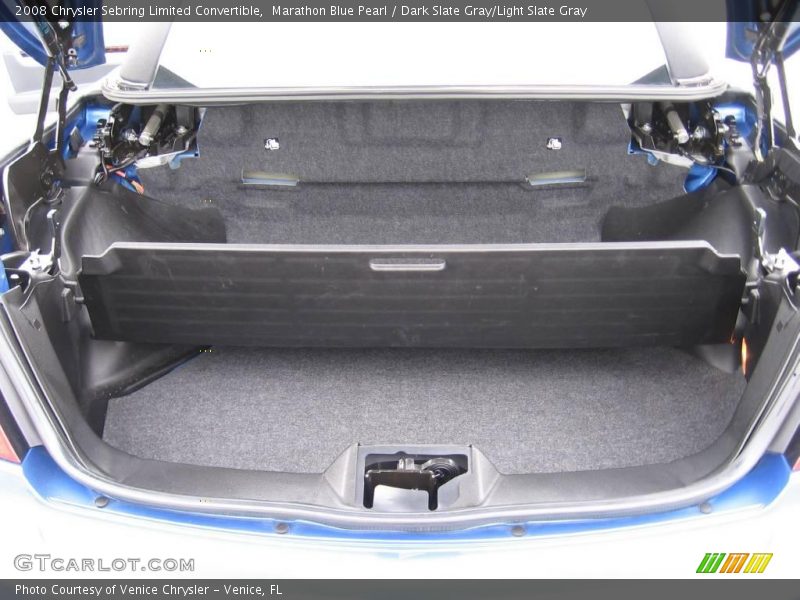 Marathon Blue Pearl / Dark Slate Gray/Light Slate Gray 2008 Chrysler Sebring Limited Convertible