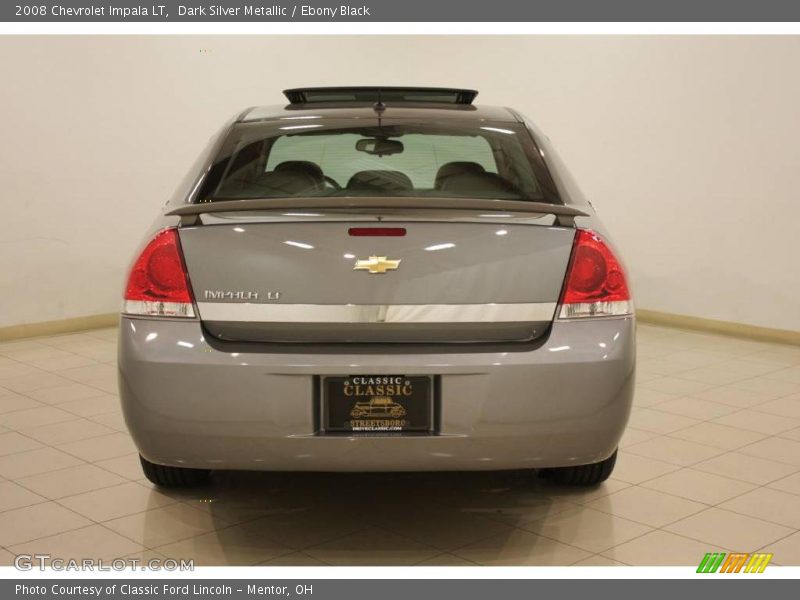 Dark Silver Metallic / Ebony Black 2008 Chevrolet Impala LT
