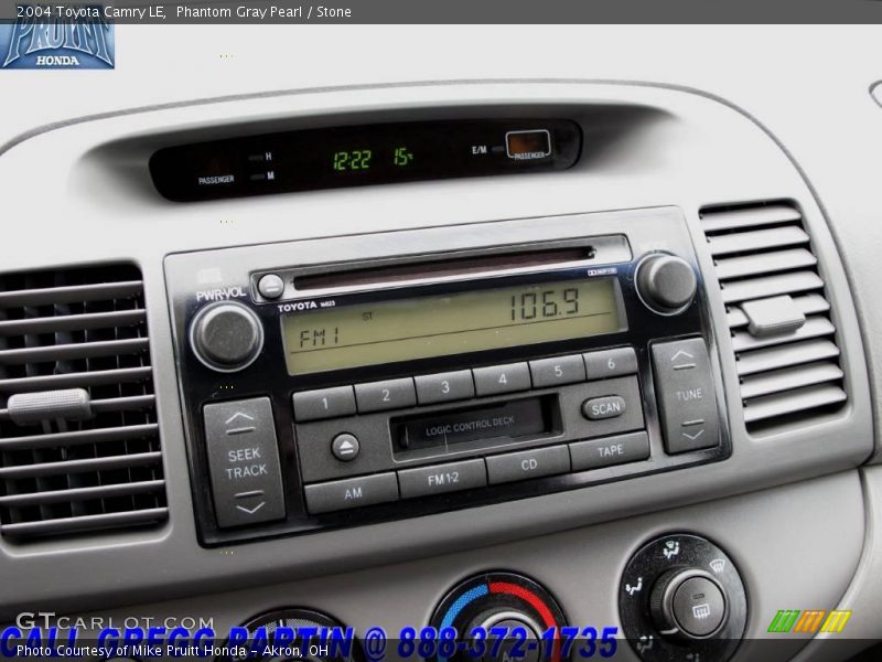 Phantom Gray Pearl / Stone 2004 Toyota Camry LE