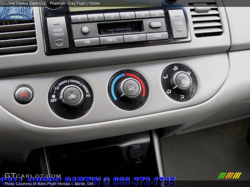 Phantom Gray Pearl / Stone 2004 Toyota Camry LE