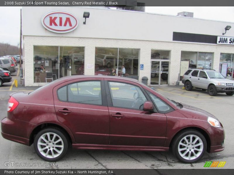 Cherry Red Metallic / Black 2008 Suzuki SX4 Sport Touring Sedan