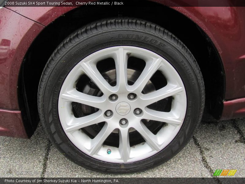 Cherry Red Metallic / Black 2008 Suzuki SX4 Sport Touring Sedan