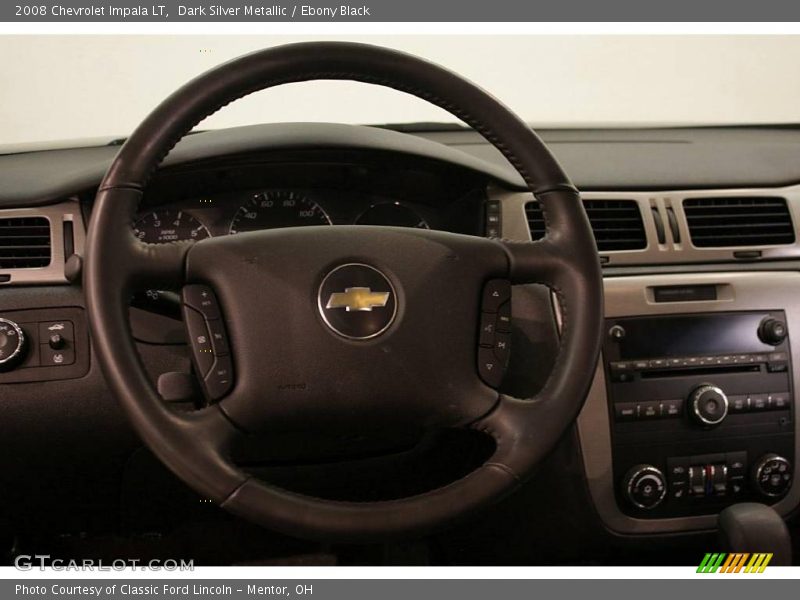 Dark Silver Metallic / Ebony Black 2008 Chevrolet Impala LT