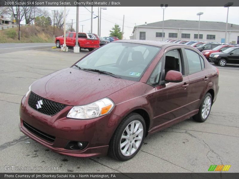 Cherry Red Metallic / Black 2008 Suzuki SX4 Sport Touring Sedan