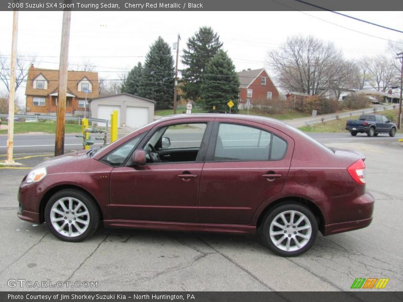 Cherry Red Metallic / Black 2008 Suzuki SX4 Sport Touring Sedan