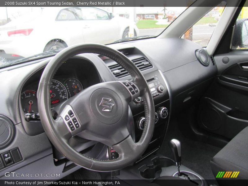 Cherry Red Metallic / Black 2008 Suzuki SX4 Sport Touring Sedan
