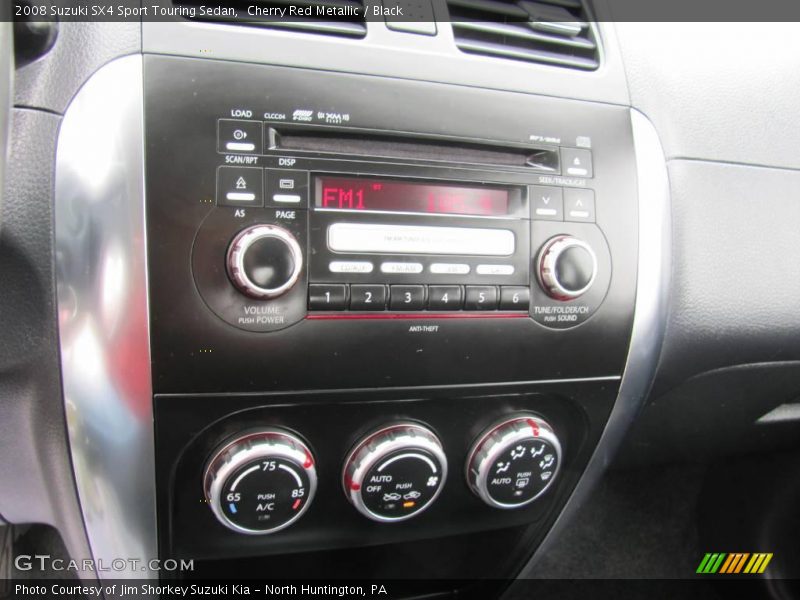 Cherry Red Metallic / Black 2008 Suzuki SX4 Sport Touring Sedan