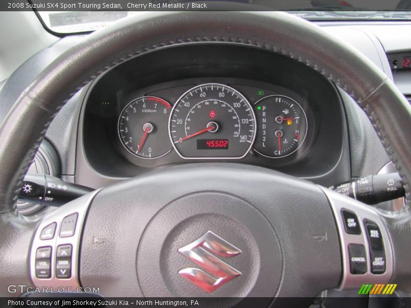 Cherry Red Metallic / Black 2008 Suzuki SX4 Sport Touring Sedan