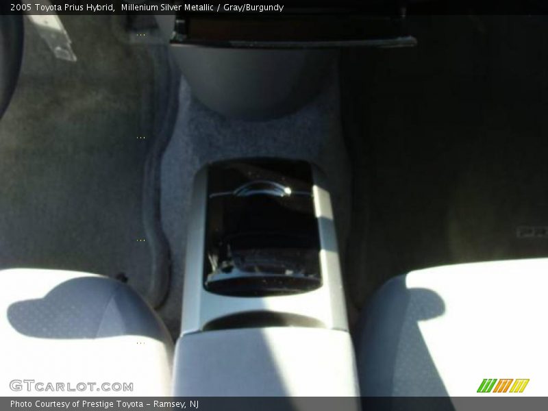 Millenium Silver Metallic / Gray/Burgundy 2005 Toyota Prius Hybrid