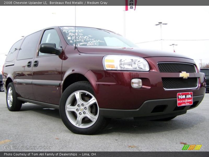Bordeaux Red Metallic / Medium Gray 2008 Chevrolet Uplander LS
