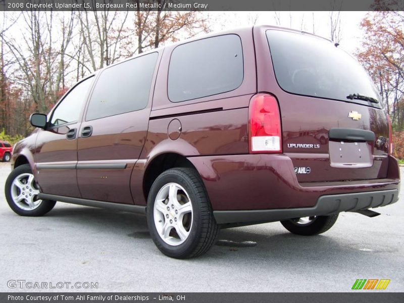 Bordeaux Red Metallic / Medium Gray 2008 Chevrolet Uplander LS