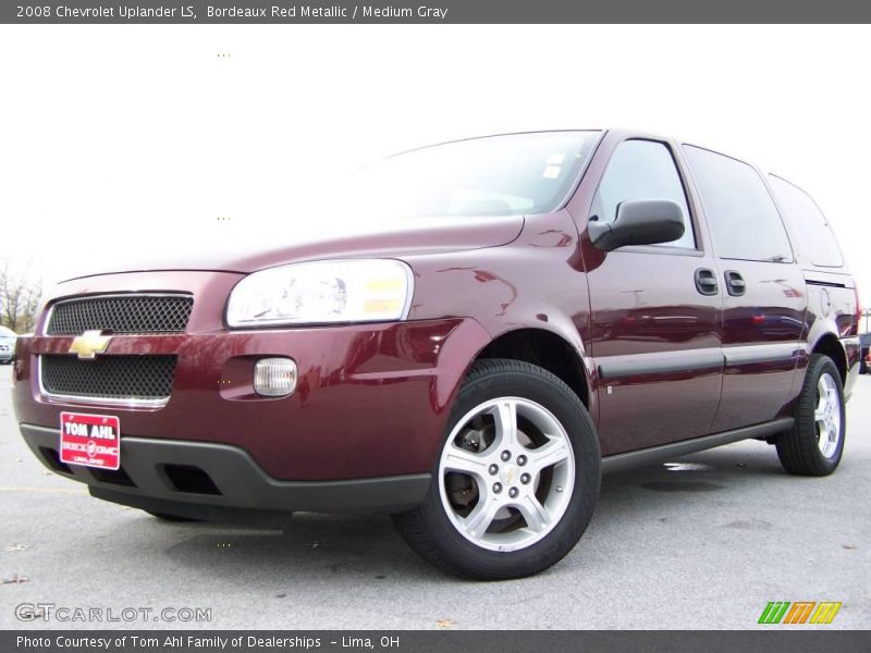 Bordeaux Red Metallic / Medium Gray 2008 Chevrolet Uplander LS