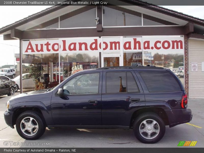 Imperial Blue Metallic / Light Gray 2008 Chevrolet TrailBlazer LS 4x4