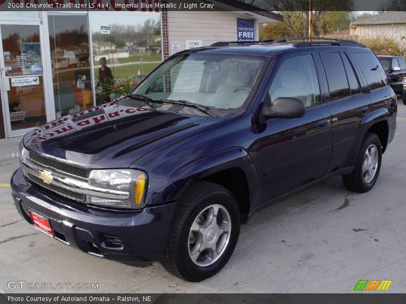 Imperial Blue Metallic / Light Gray 2008 Chevrolet TrailBlazer LS 4x4