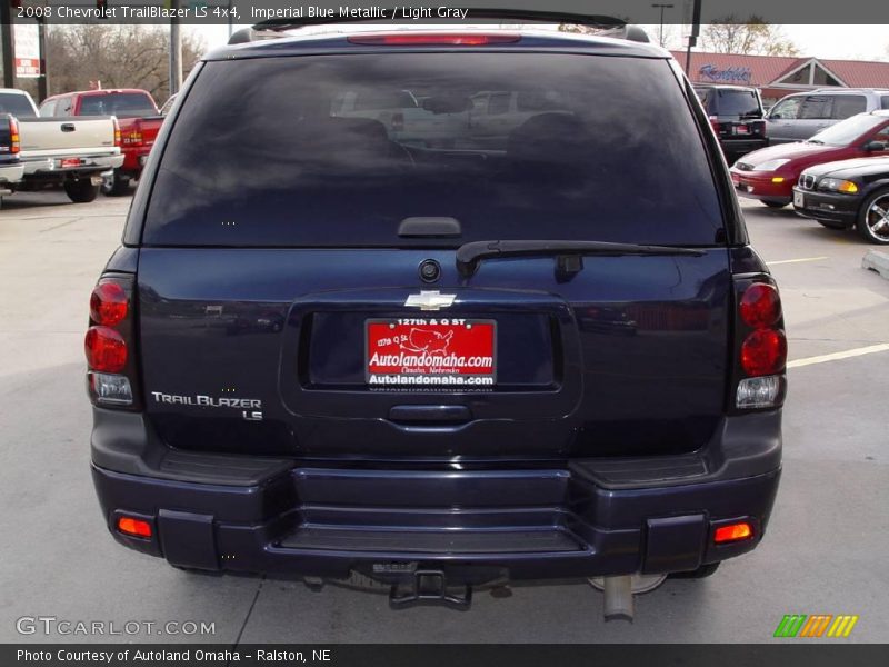 Imperial Blue Metallic / Light Gray 2008 Chevrolet TrailBlazer LS 4x4