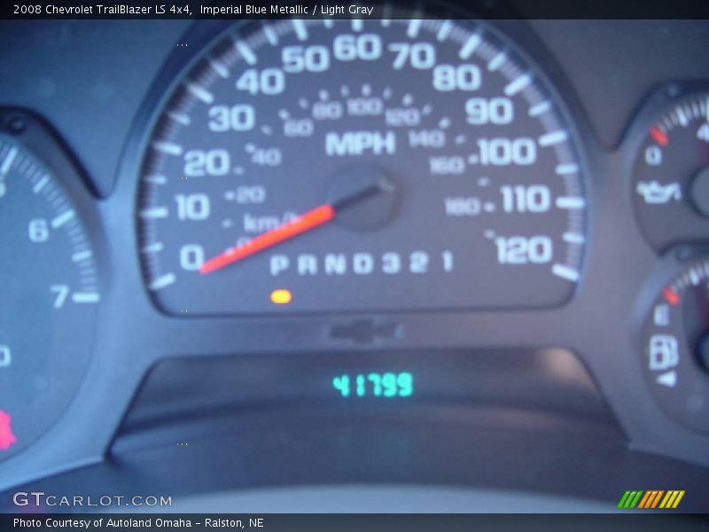 Imperial Blue Metallic / Light Gray 2008 Chevrolet TrailBlazer LS 4x4