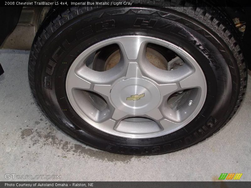 Imperial Blue Metallic / Light Gray 2008 Chevrolet TrailBlazer LS 4x4