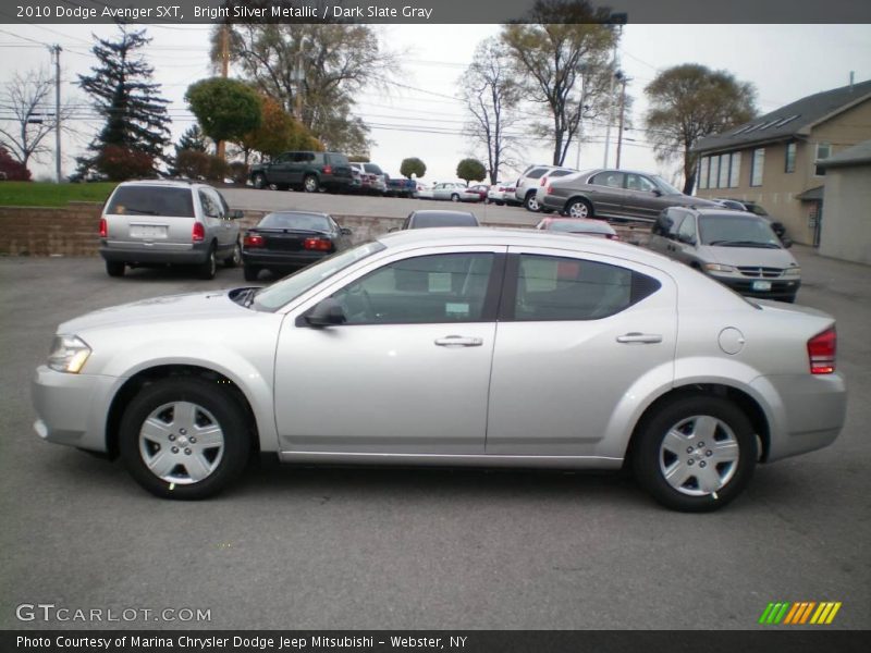 Bright Silver Metallic / Dark Slate Gray 2010 Dodge Avenger SXT