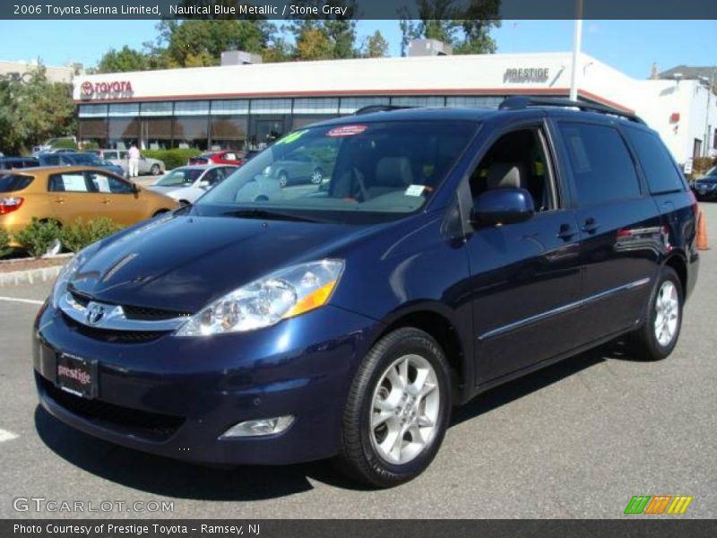 Nautical Blue Metallic / Stone Gray 2006 Toyota Sienna Limited
