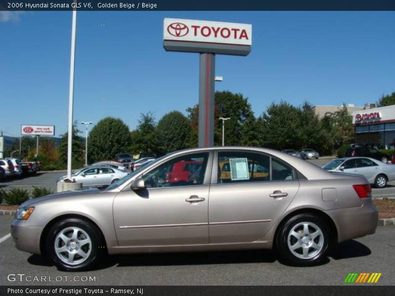 Golden Beige / Beige 2006 Hyundai Sonata GLS V6