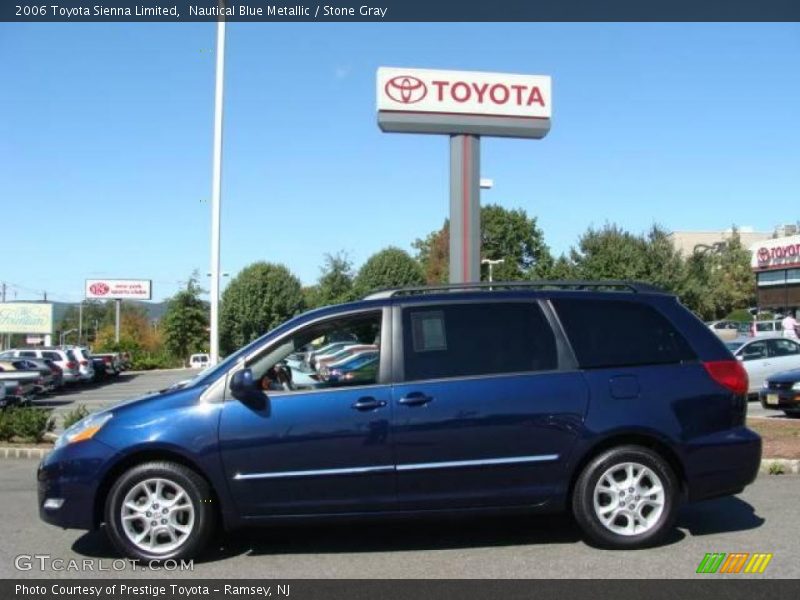 Nautical Blue Metallic / Stone Gray 2006 Toyota Sienna Limited