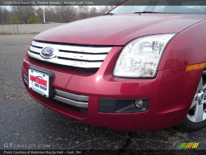 Redfire Metallic / Medium Light Stone 2006 Ford Fusion SE