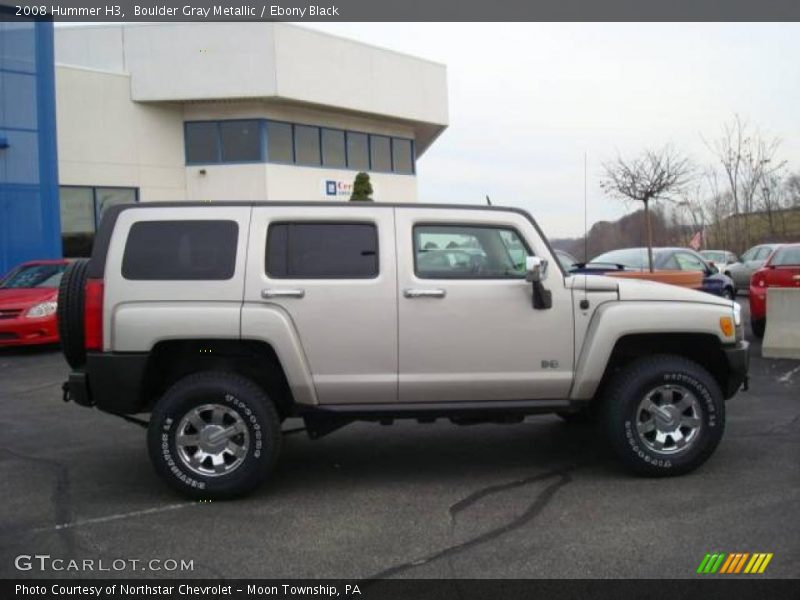 Boulder Gray Metallic / Ebony Black 2008 Hummer H3