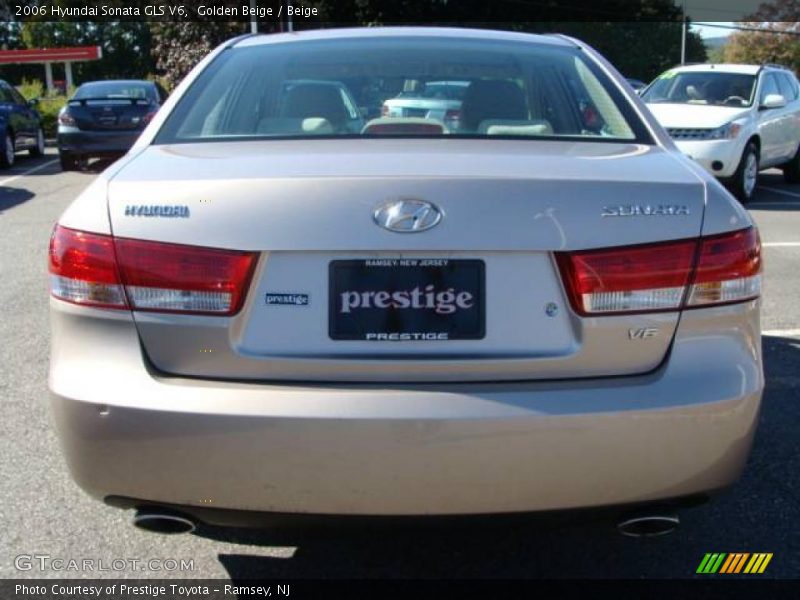 Golden Beige / Beige 2006 Hyundai Sonata GLS V6
