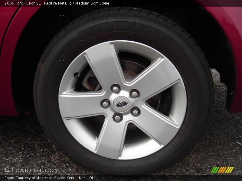 Redfire Metallic / Medium Light Stone 2006 Ford Fusion SE