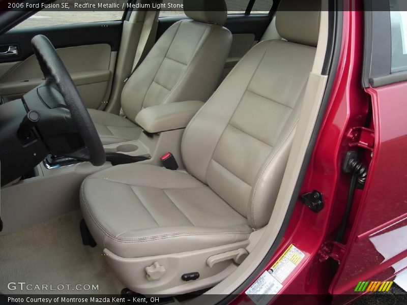 Redfire Metallic / Medium Light Stone 2006 Ford Fusion SE