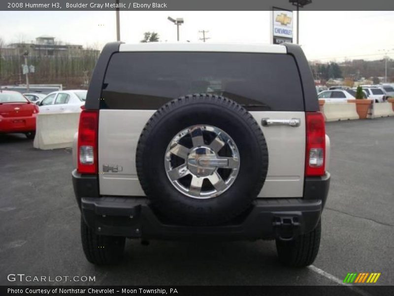 Boulder Gray Metallic / Ebony Black 2008 Hummer H3