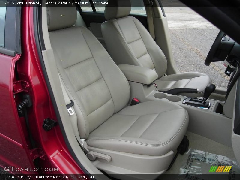 Redfire Metallic / Medium Light Stone 2006 Ford Fusion SE