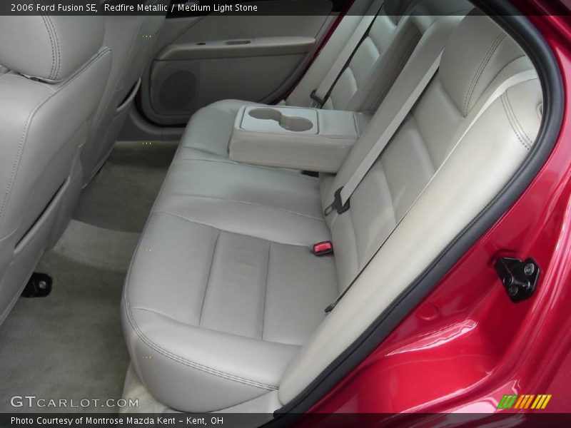 Redfire Metallic / Medium Light Stone 2006 Ford Fusion SE