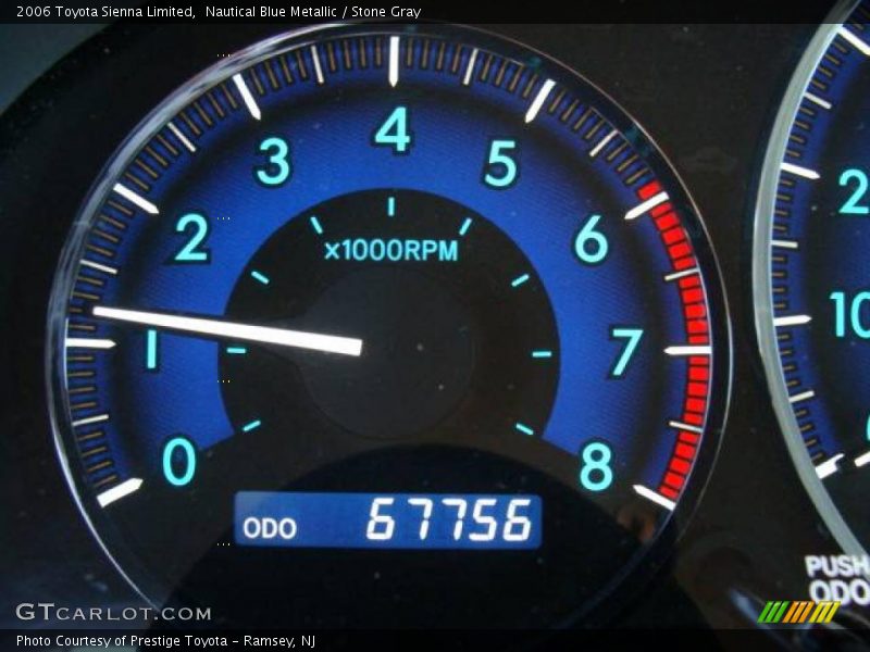 Nautical Blue Metallic / Stone Gray 2006 Toyota Sienna Limited