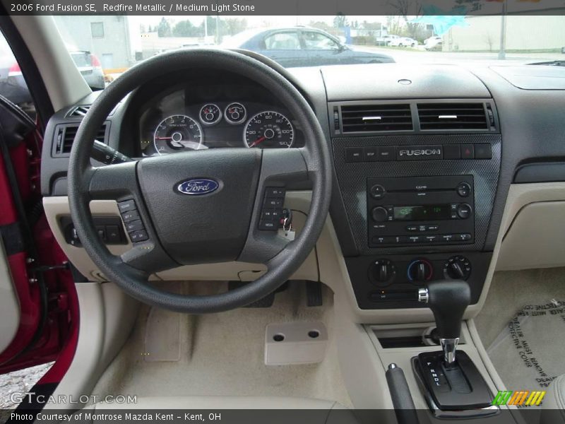 Redfire Metallic / Medium Light Stone 2006 Ford Fusion SE