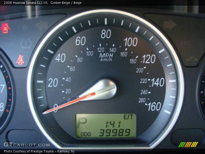 Golden Beige / Beige 2006 Hyundai Sonata GLS V6