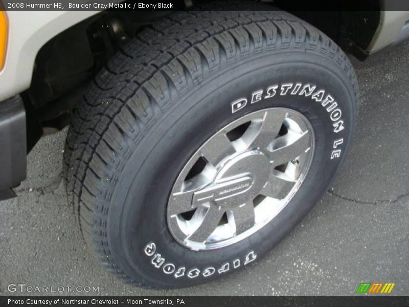 Boulder Gray Metallic / Ebony Black 2008 Hummer H3